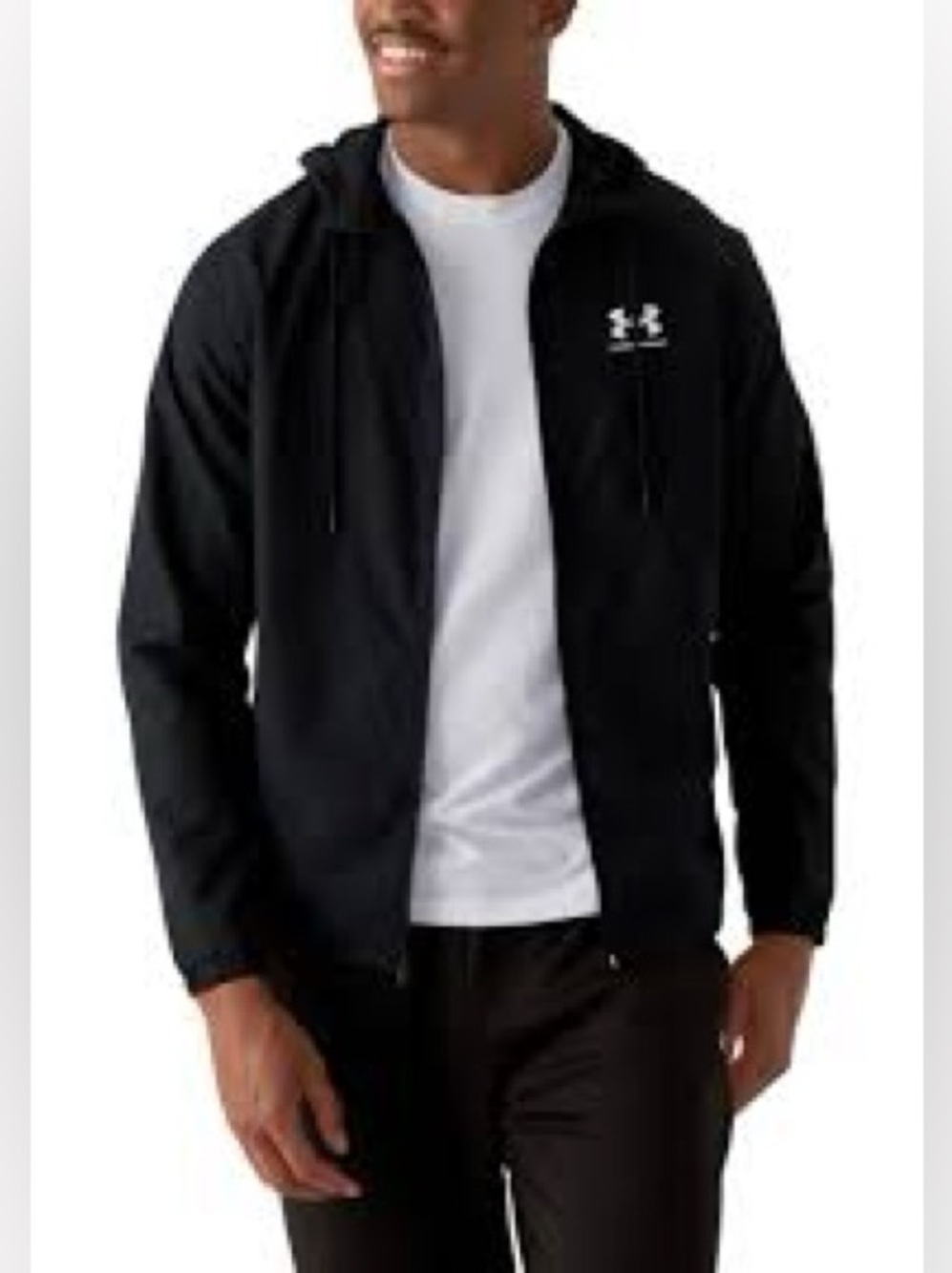 Under Armour Men's Hooded Rival Woven Storm Technology Mesh Windbreaker Jacket